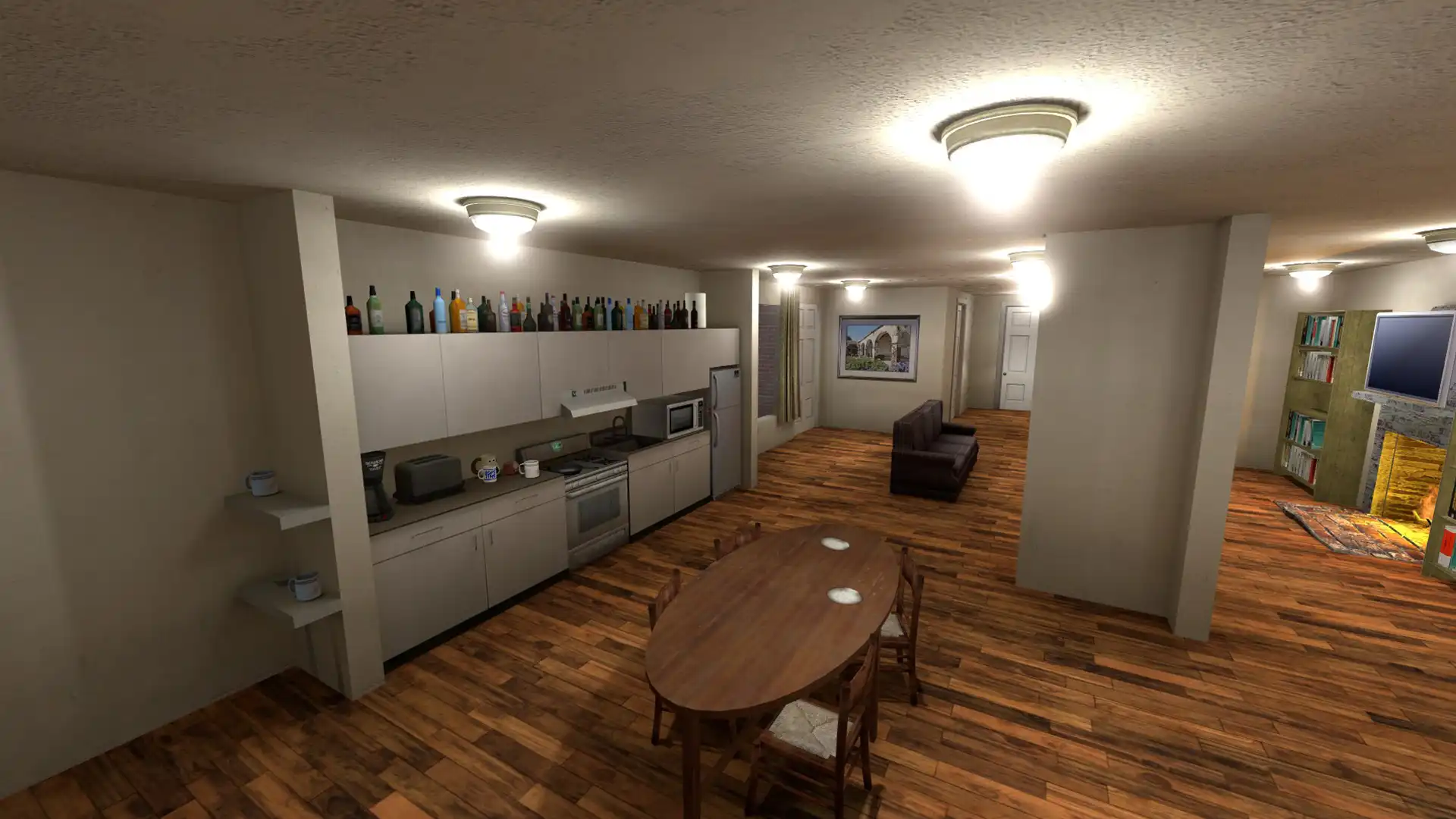 Kitchen/living room