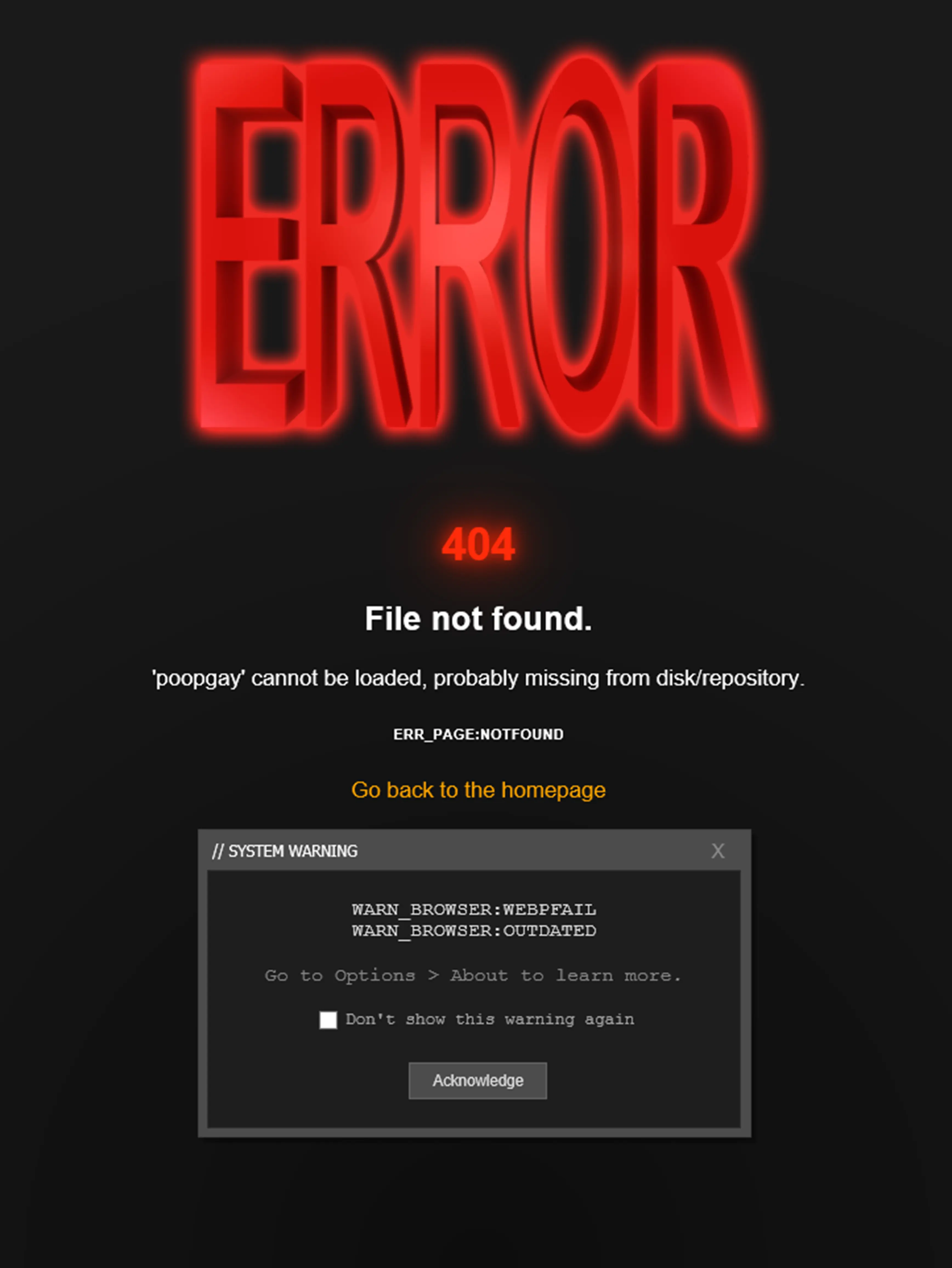 gm_website error